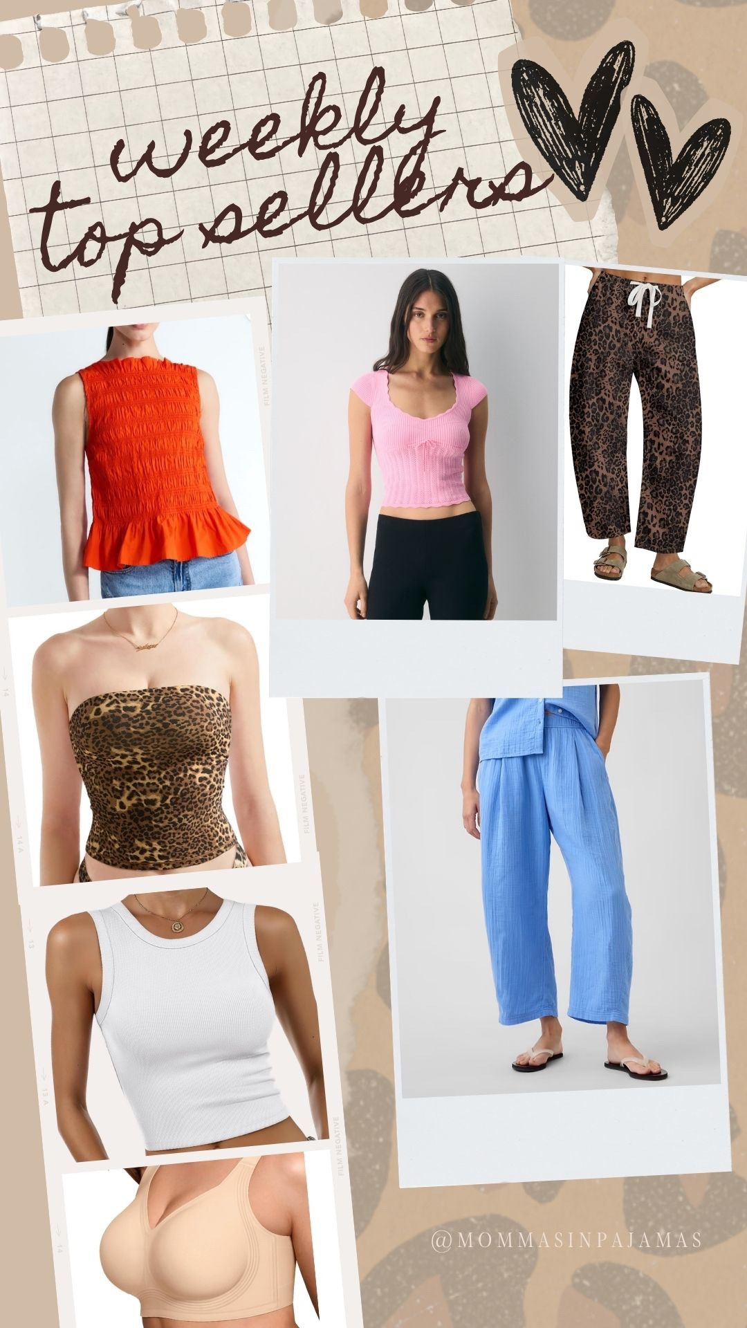 Bestsellers of the week:
Walmart smocked tank top
Amazon leopard tube top, leopard barrel pants, wireless bra and ribbed tank top 
Gap lightweight linen pants 
Aritzia sleeveless sweater

#LTKPetite #LTKMidsize #LTKSaleAlert