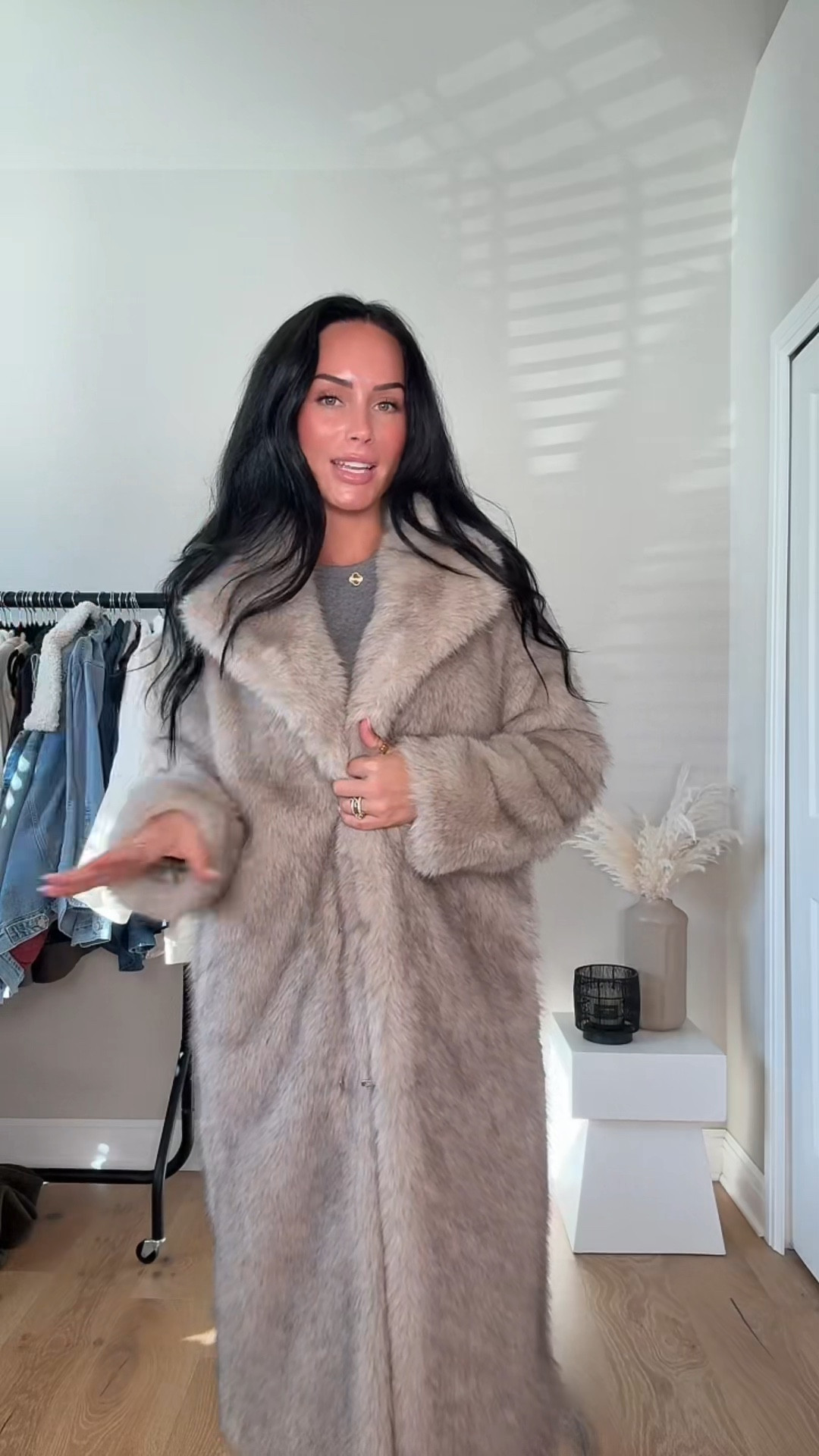 The dreamiest faux fur jacket for the cold season 🤍 It’s going to look so good layered over holiday dresses, but also dressed down with a cozy sweatsuit underneath.
I’ll have it linked on my LTK in the Aritzia section!

My sizing: 5’7”, 145 lbs, 32DD
Wearing size smalls

@aritzia
#aritziahacket #aritziaoutfits #furjacket #winterjacket #holidaydress #aritziahaul #winteroutfitinspo #holidayoutfitideas #cozyfashion #fauxfurjacket #coldweatherstyle #winterfashion

#LTKHoliday #LTKGiftGuide #LTKCyberWeek