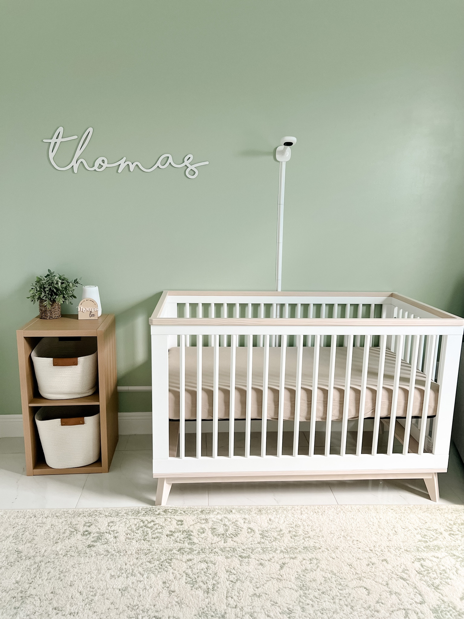 Baby boy’s nursery! 👼🏼🤎🌿☁️