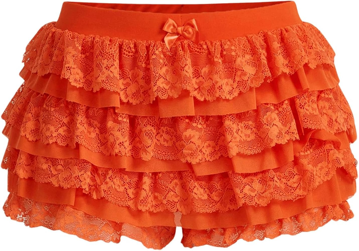 BEAUDRM Women's Ruffle Shorts Y2k Lace Lolita Bloomers Elastic Waist Bottoms Shorts Micro Boyshor... | Amazon (US)