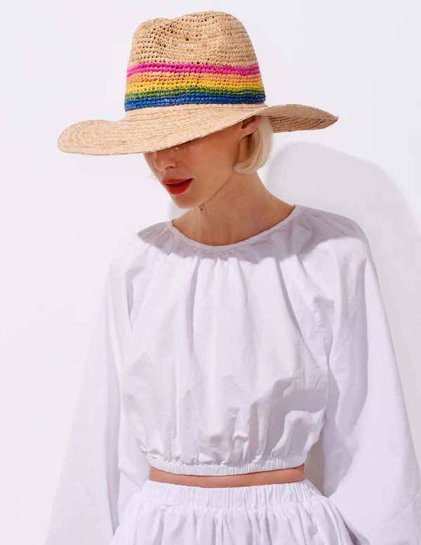 Sundry Rainbow Panama Hat | Sundry