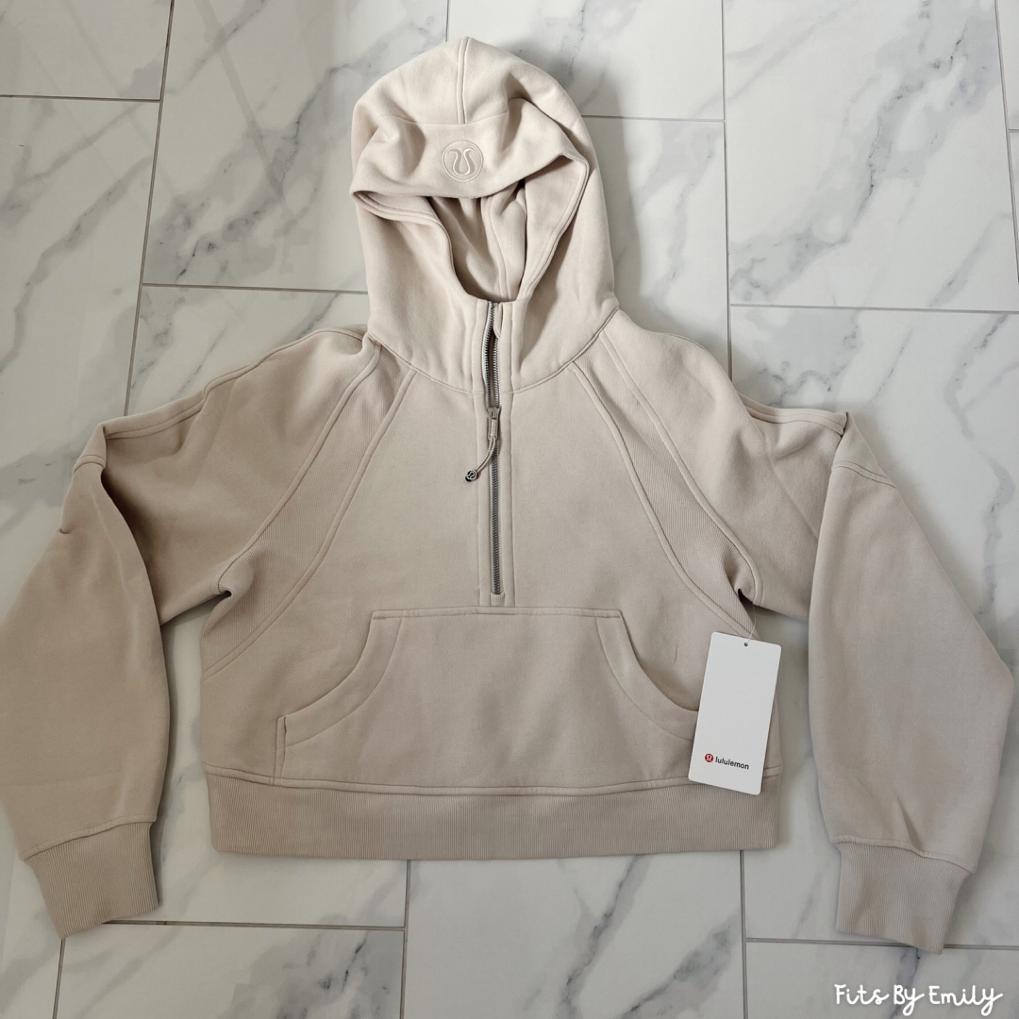 Got the new Lululemon scuba hoodie is “Natual ivory”😍🤍✨ 

#LTKstyletip #LTKfit