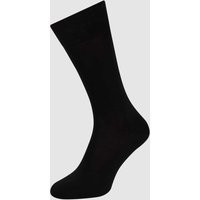 Falke Socken mit elastischen Rippenbündchen Modell 'Family SO' in Black, Größe 39-42 | Peek & Cloppenburg* Düsseldorf DE