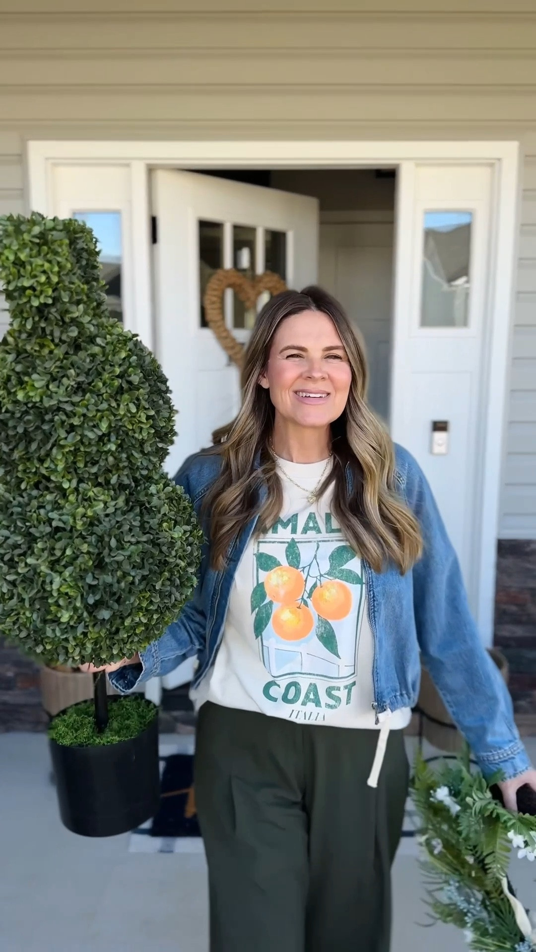 Easter and spring porch decor from Walmart. Using my bunny topiaries and wreath from last year. Lucky for you, the bunnies are back! I’ll link a current wreath! So cute! 

#LTKSeasonal #LTKdayinmylife #LTKHome