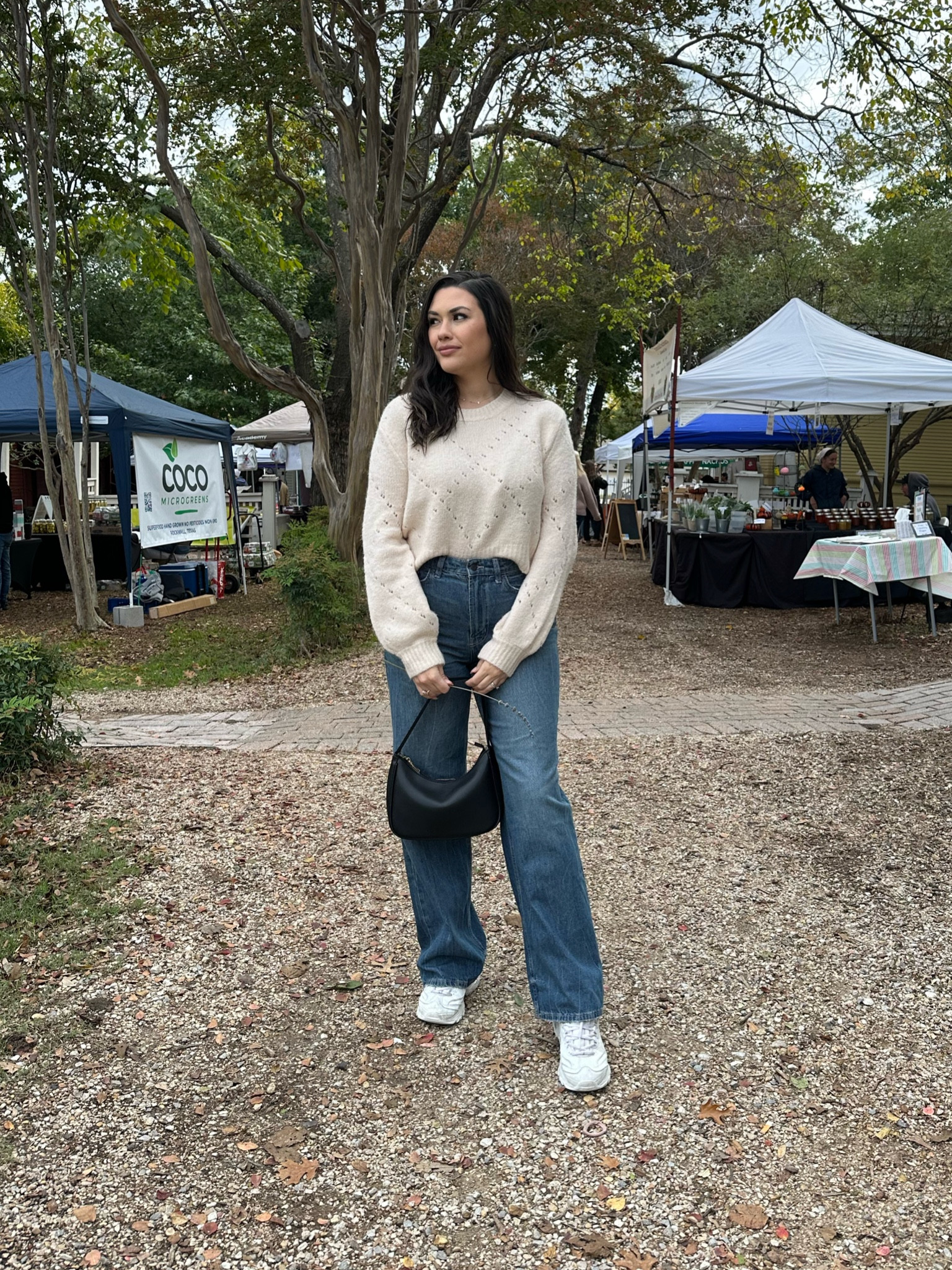 Fall outfit — sweater, wide legged jeans, and sneakers. 

My sweater is 50% off right now!

#LTKstyletip #LTKSeasonal #LTKsalealert