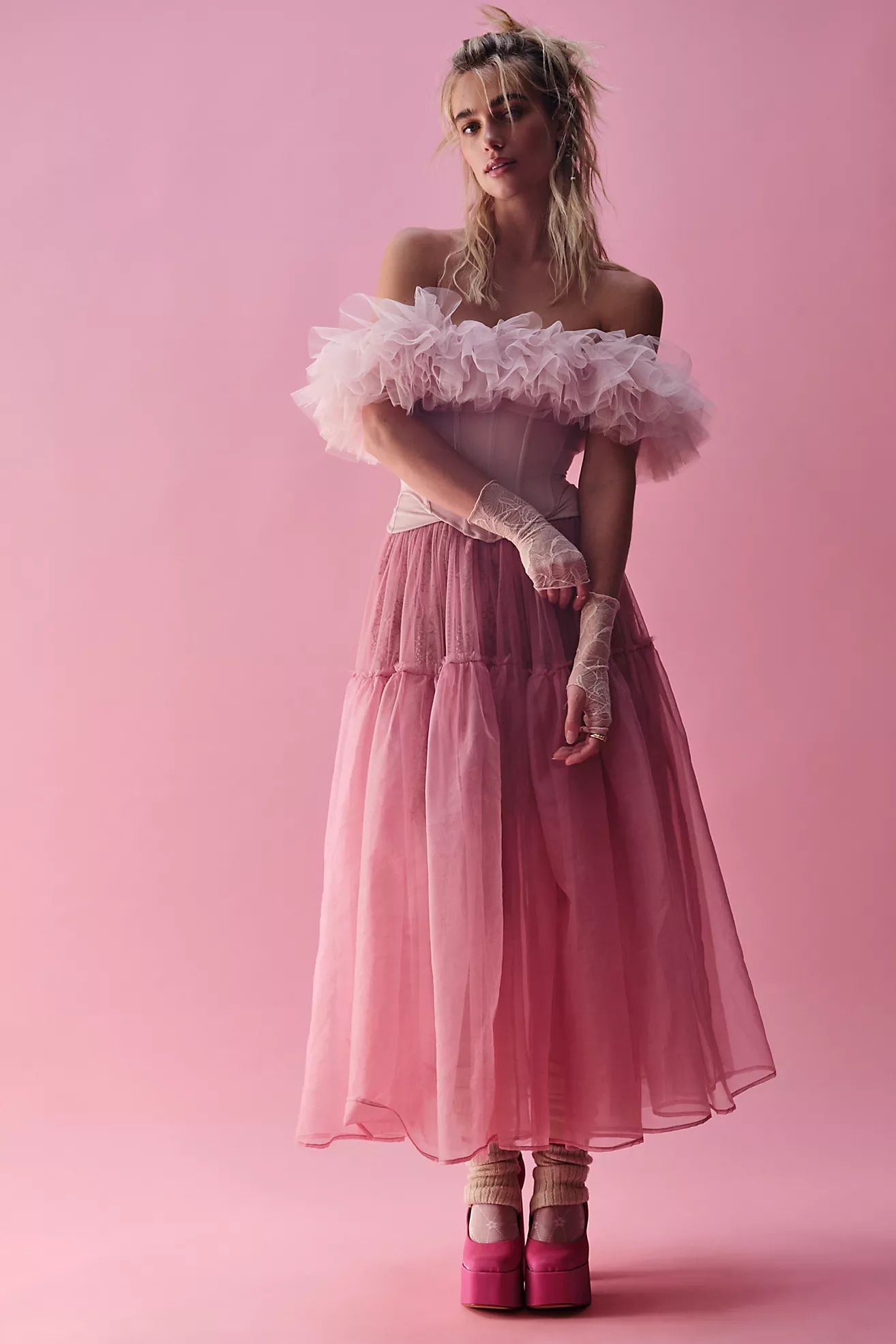 Anne Tulle Skirt | Free People (Global - UK&FR Excluded)