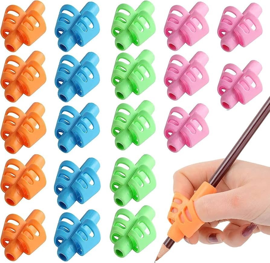 20 Pcs Pencil Grips for Kids Handwriting - Pencil Holder for Kids, Pencil Grippers Writing Tool, ... | Amazon (US)
