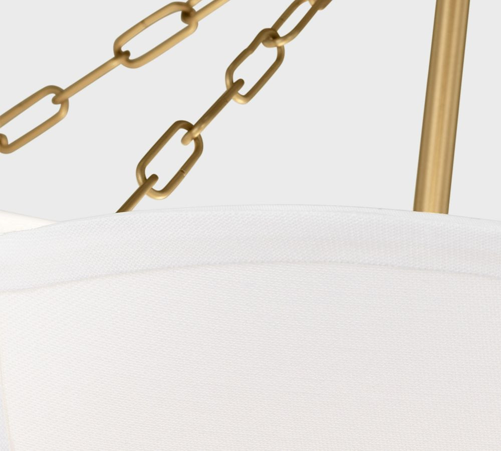 Rosy Round Flush Mount (19") | Pottery Barn (US)