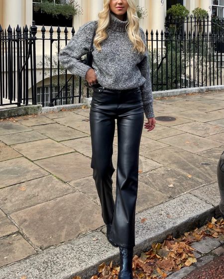 Leather pants and chunky knits >> 

Original post both jumper and trousers are Zara 🖤

#LTKSeasonal #LTKstyletip #LTKHoliday