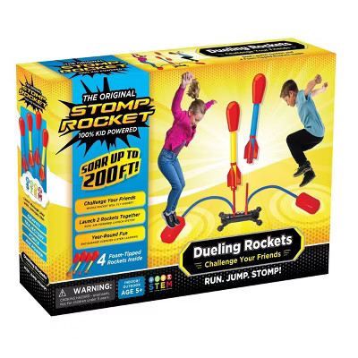 Stomp Rocket Dueling High-Flying Toy Rocket Double Launch Set: Fun for Ages 5+ | Target