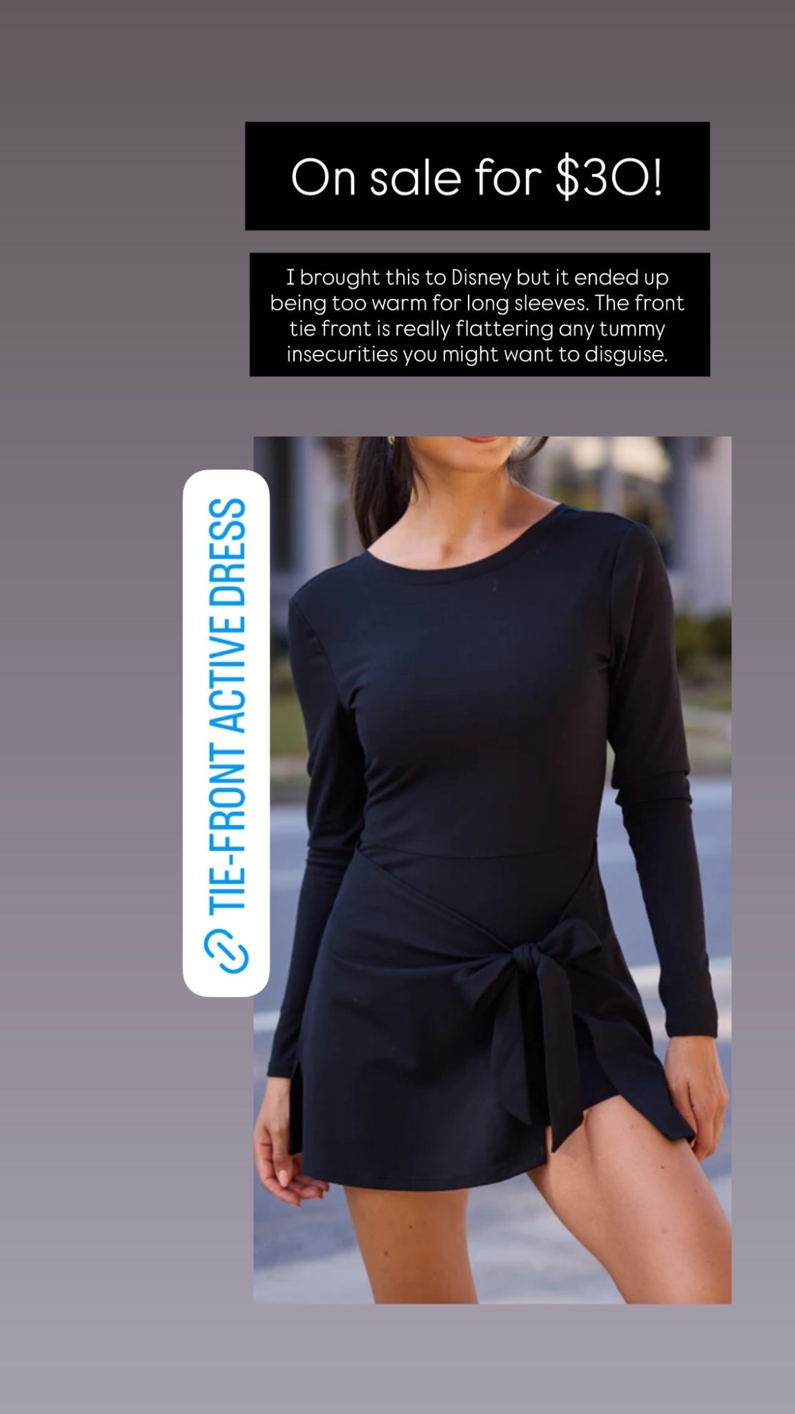On sale for $30! I brought this to Disney but it ended up being too warm for long sleeves. The front tie front is really flattering any tummy insecurities you might want to disguise.

#LTKootd #LTKgrwm #LTKSaleAlert