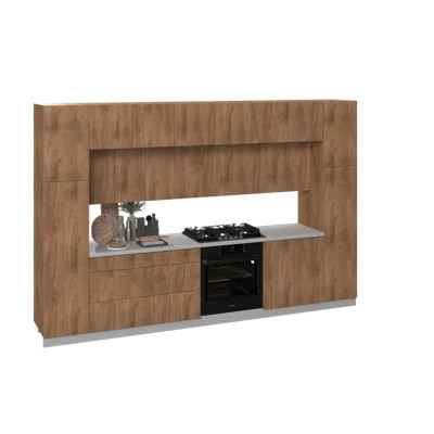 FK-LUXE 96" H x 143" W x 24" D Medium Density Fiberboard (MDF) Ready-to-Assemble Kitchen Cabinet Set | Wayfair North America