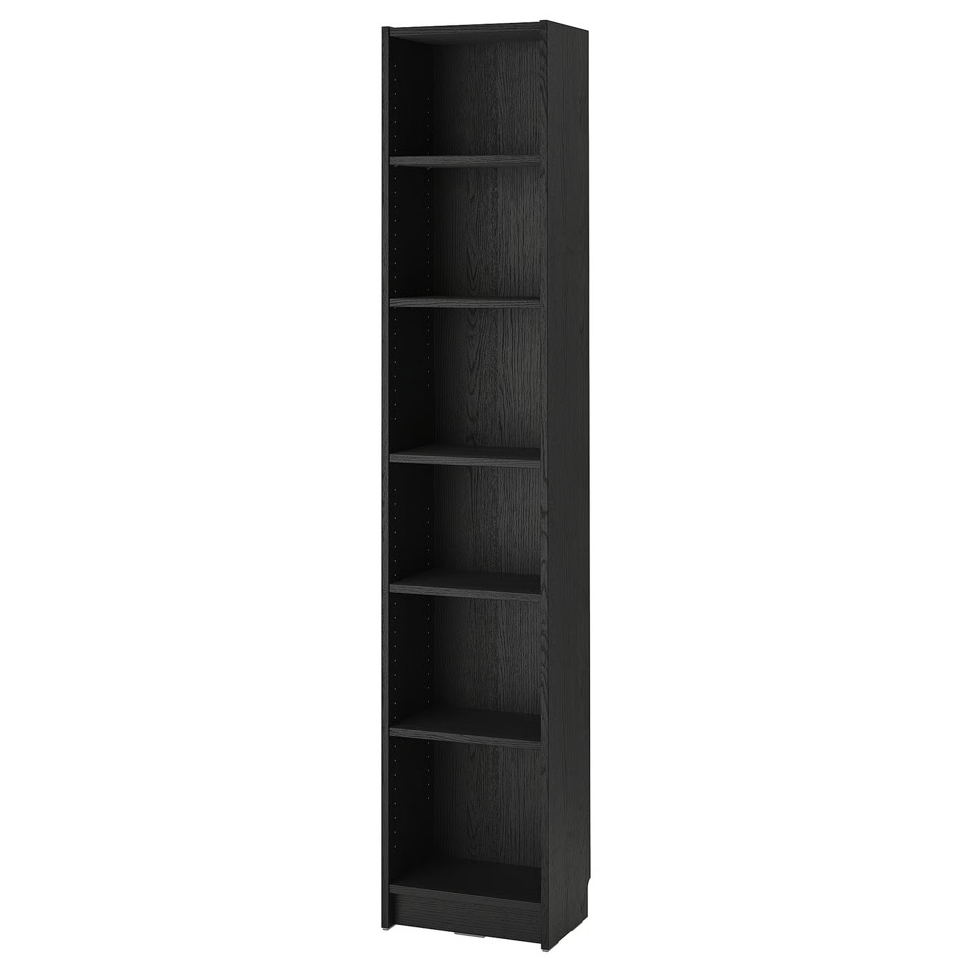 BILLY Bookcase, black oak effect, 15 3/4x11x79 1/2 " | IKEA US