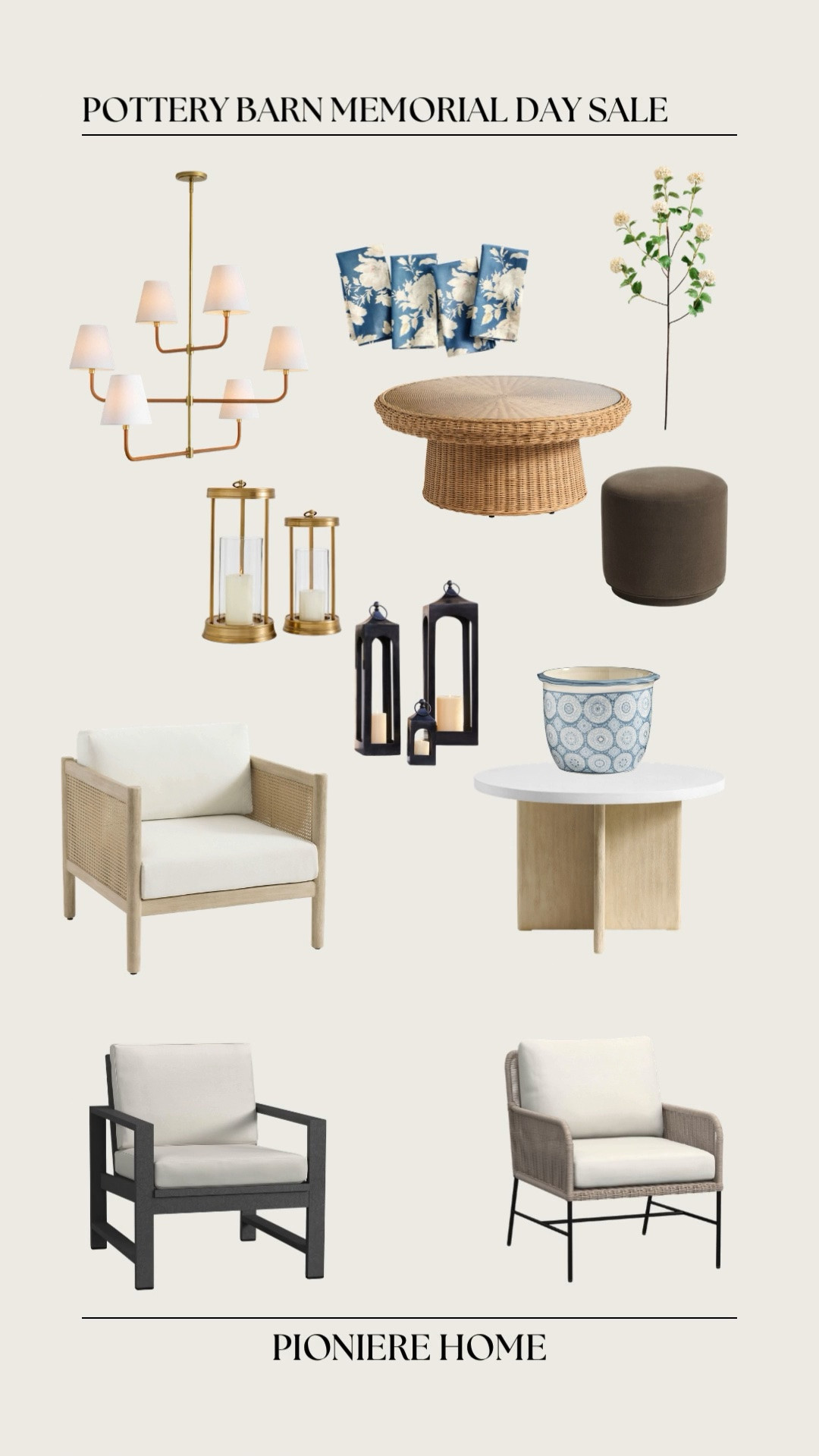 Pottery barn Memorial Day sale. Outdoor furniture on sale, home decor, outdoor lounge chairs, lantern lights, coffee table, pottery barn furniture on sale

#LTKSeasonal #LTKHome #LTKSaleAlert