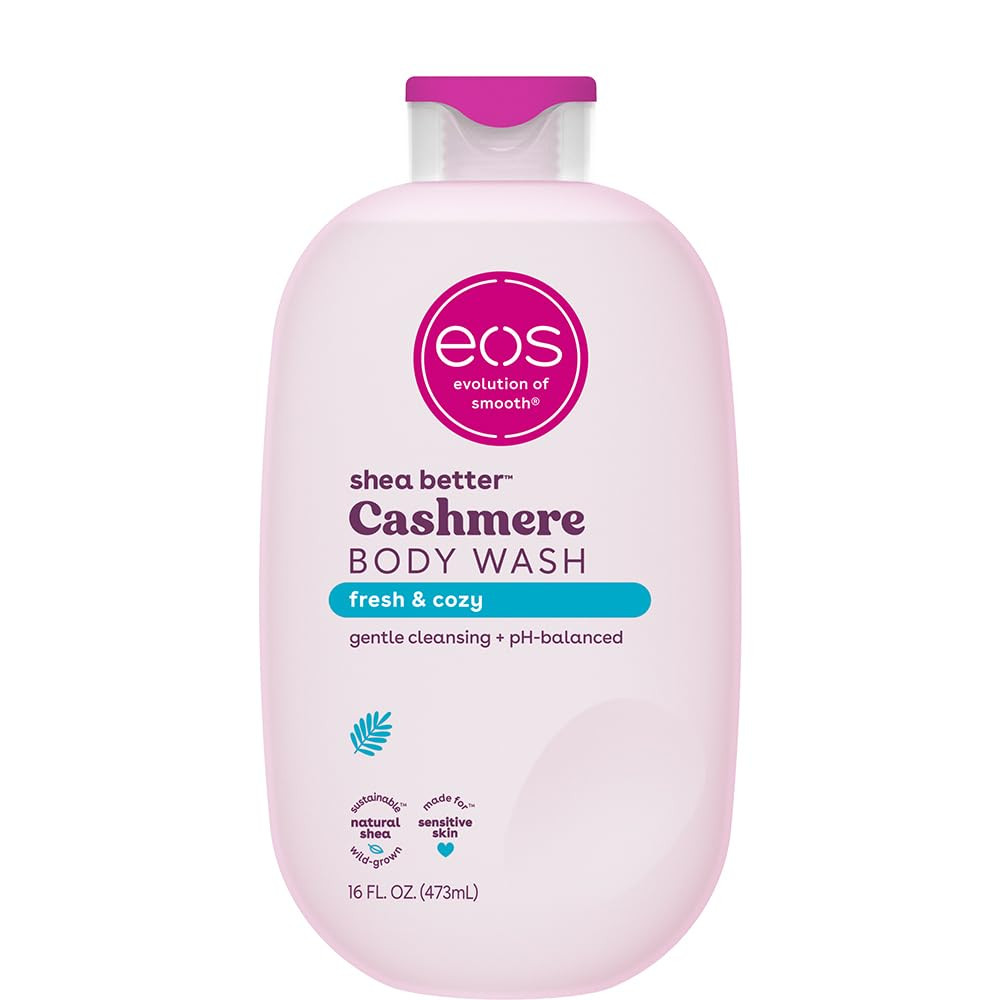 eos Cashmere Body Wash – Fresh & Cozy, Moisturizing Body Wash, Creamy Gel Formula, with Shea Bu... | Amazon (US)