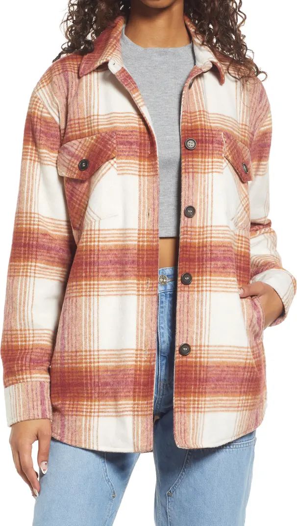 Plaid Flannel Shacket | Nordstrom