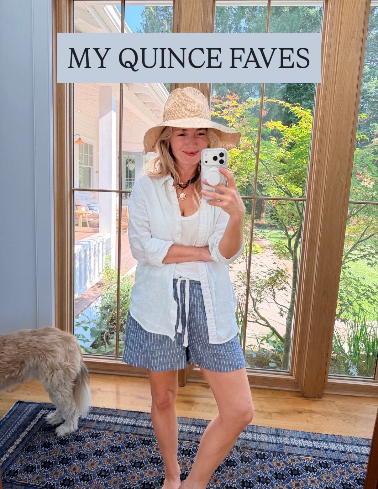 Linking all of my favorite Quince pieces here! I wear a size small in everything (and would say it runs pretty true to size). These pieces are truly so comfortable and have been the staples to all of my outfits this summer. 10/10 (and so affordable)! @quince #quincepartner