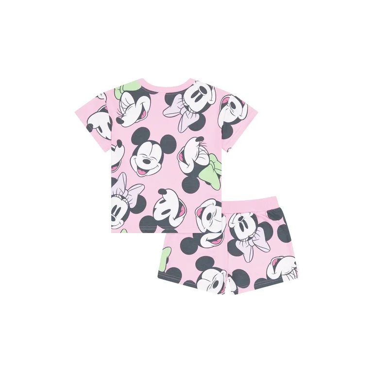 Minnie Mouse Toddler Girls Short Set, Sizes 12 Months-5T - Walmart.com | Walmart (US)