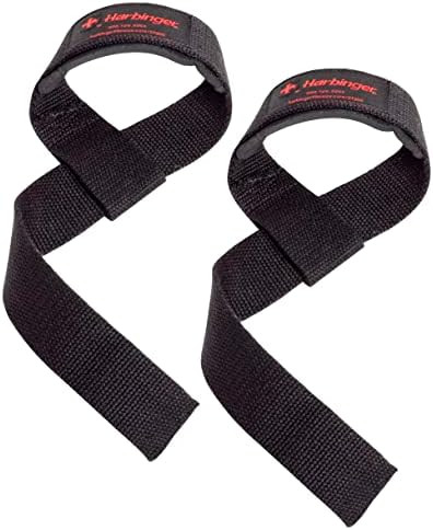 Harbinger Padded Cotton Lifting Straps with NeoTek Cushioned Wrist (Pair) | Amazon (US)