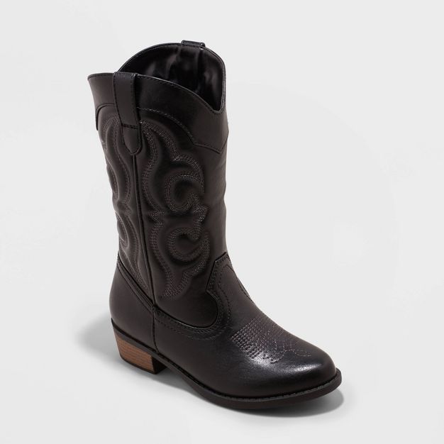 Girls' Montana Zipper Western Boots - Cat & Jack™ | Target