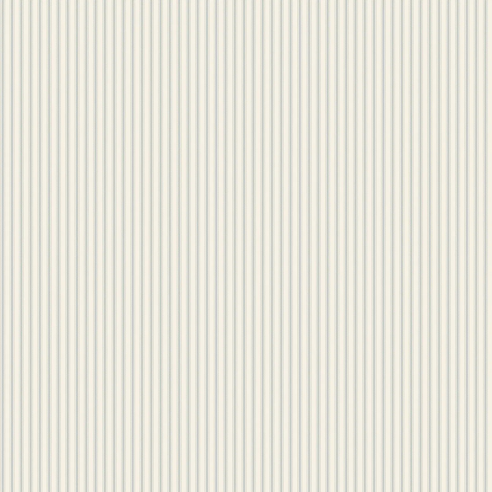 Galerie Miniatures 2 Ticking Stripe Blue Wallpaper one_size | G67929 | Lowe's