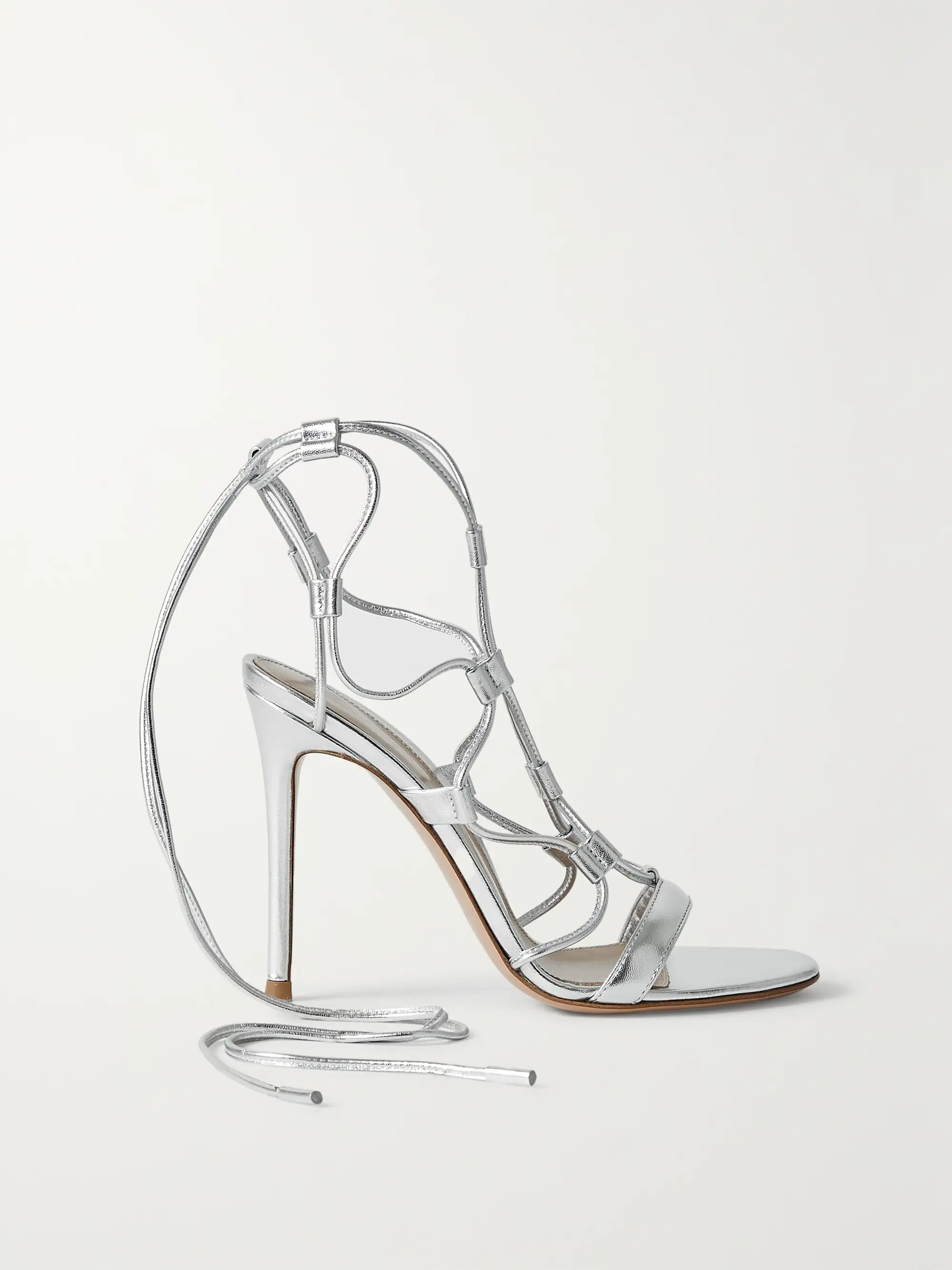 Giza 105 metallic leather sandals | NET-A-PORTER (UK & EU)