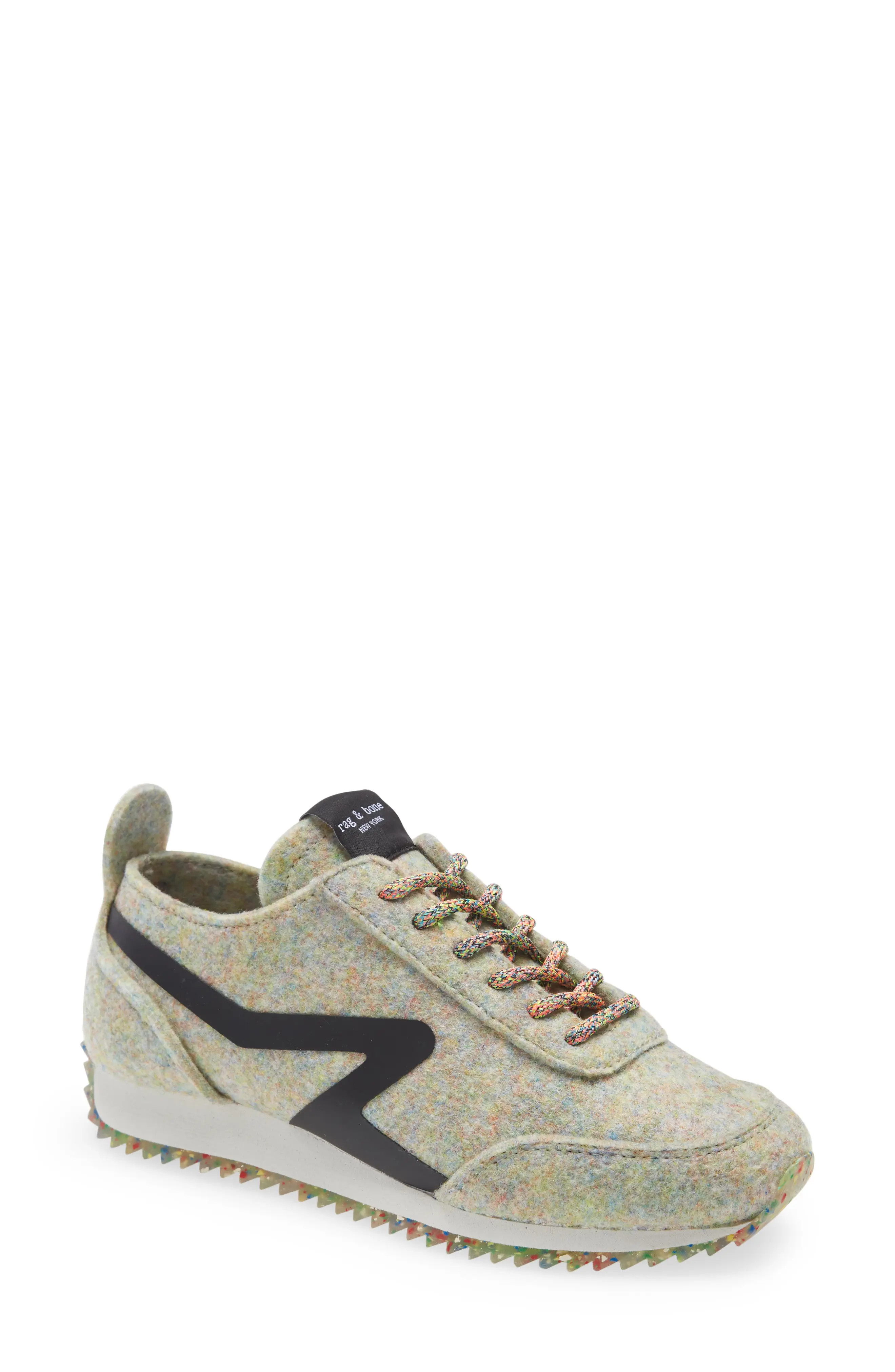 rag & bone Retro Runner Sneaker, Size 7Us in Multimel at Nordstrom | Nordstrom