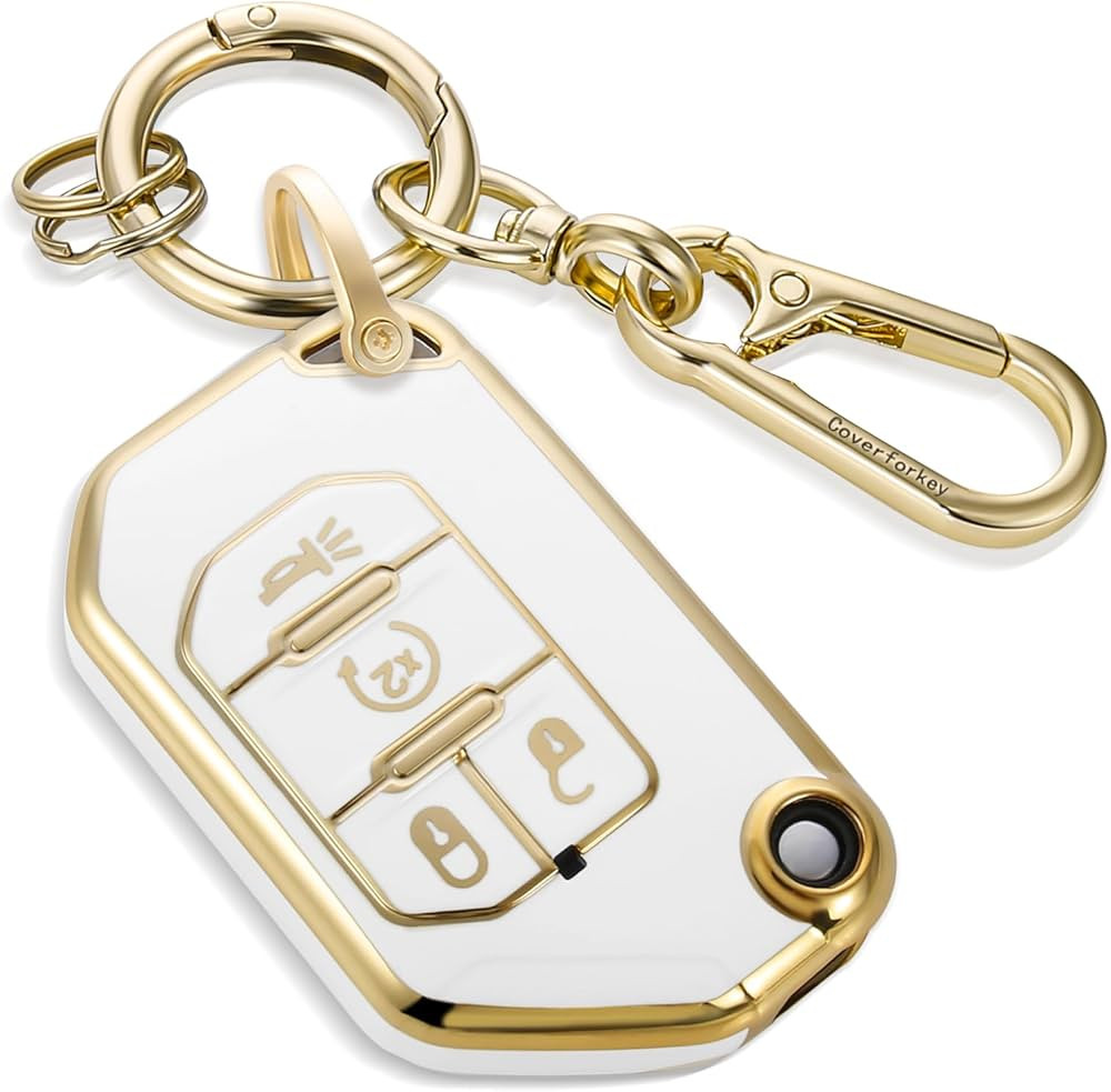 for Jeep Key Fob Cover with Upgraded Anti loss Durable Metal Keychain, Fashionable Soft Case for ... | Amazon (US)
