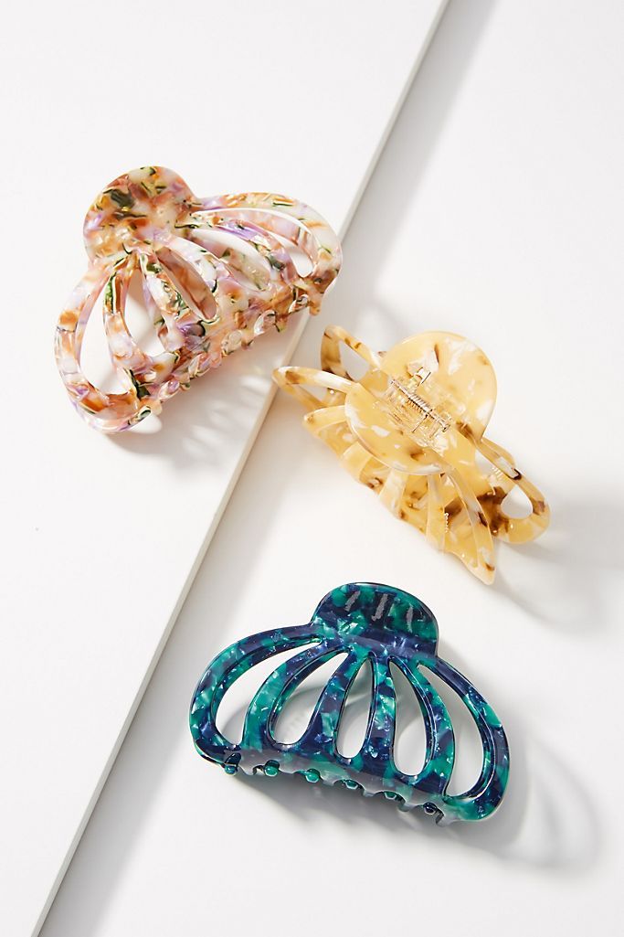 Aimee Claw Hair Clip Set | Anthropologie (US)