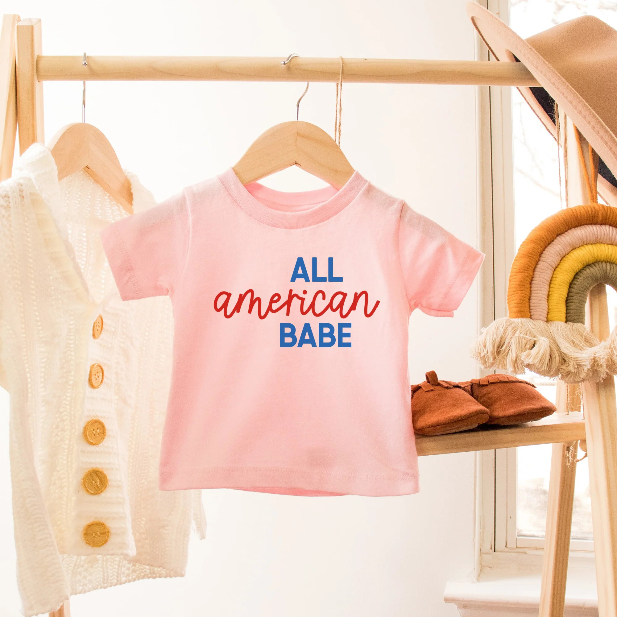 All American Babe 4th of July T-Shirt - Baby and Toddler | The Little Lemons Company