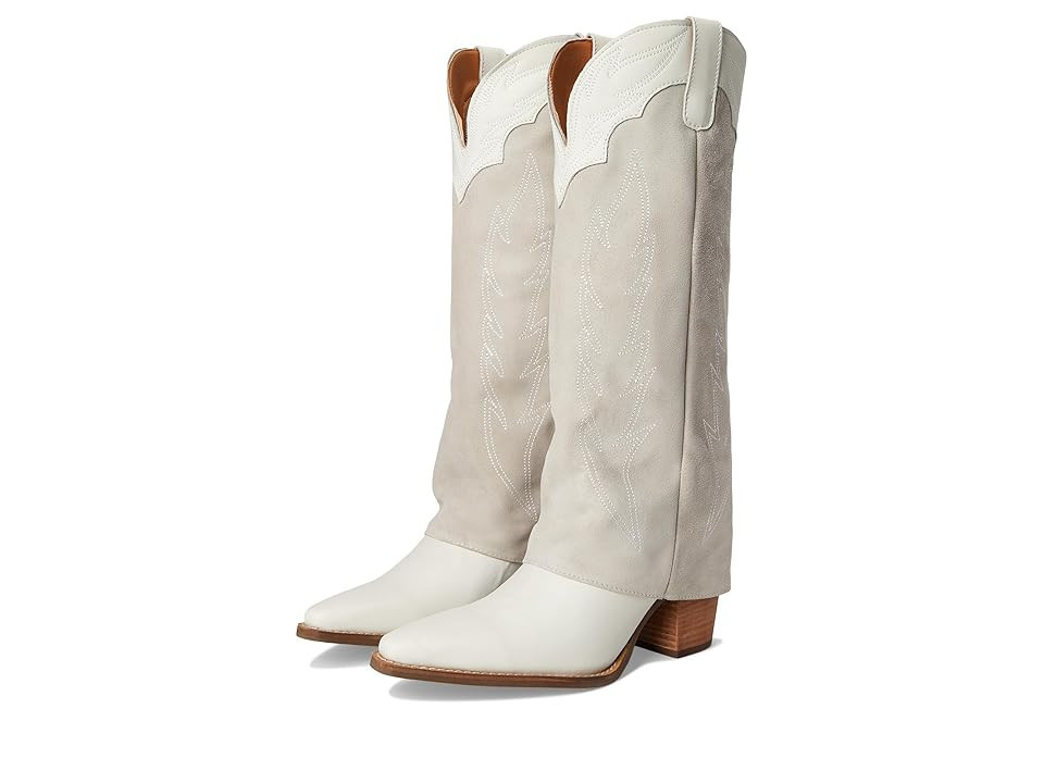 Dingo Wild Fire Cowboy Women's Boots White : 7.5 B - Medium, Leather/Suede | Zappos
