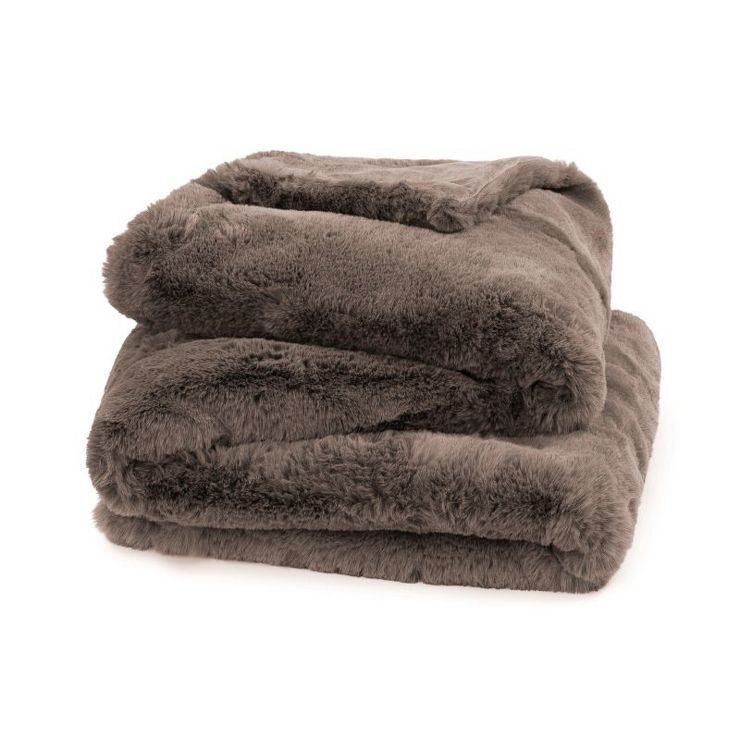 Oversized Ultra Soft Faux Fur Throw Blanket - 50" x 70" | Bokser Home | Target