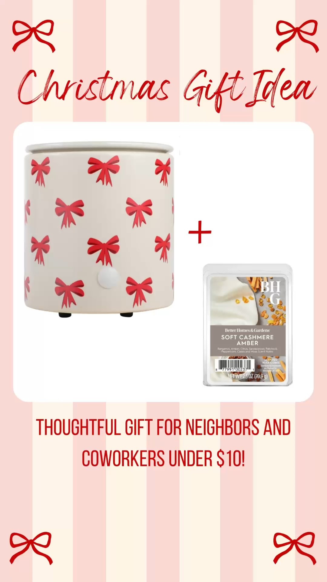 Thoughtful gift idea under $10! This is a great Christmas gift for neighbors, coworkers and friends. 

Wax warmer is only $7 and the wax merits are $2!! 




Affordable gift idea 
Gifts under $10
Walmart finds 
Teacher gift 
Coworker gift
Neighbor gift 
Walmart home


#LTKGiftGuide #LTKHoliday