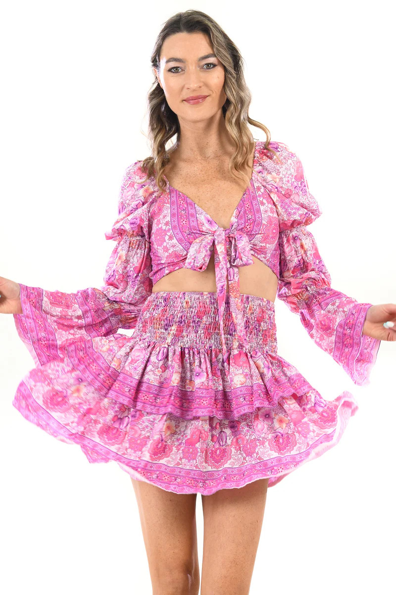 Emily Set Skirt / Bengal Rose | Walker&Wade