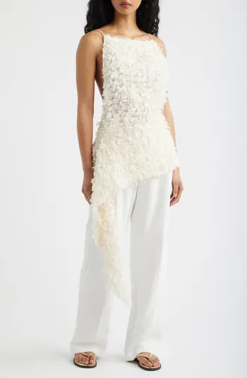 Asymmetric Textured Camisole Top | Nordstrom