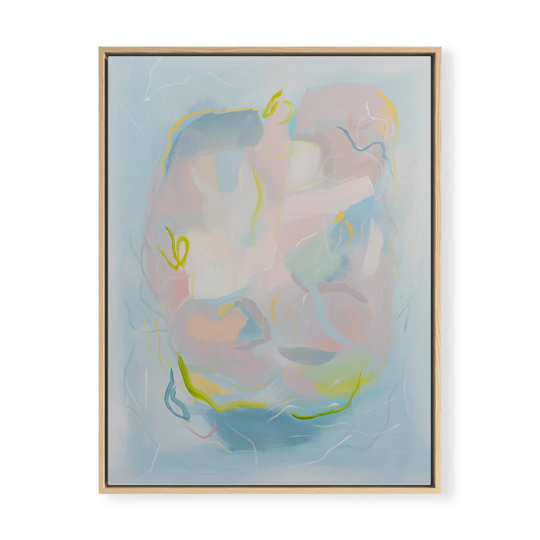 Dilly Dally Vertical by Heidi Oates | Abstract Coastal Art Print | Urban Garden Prints