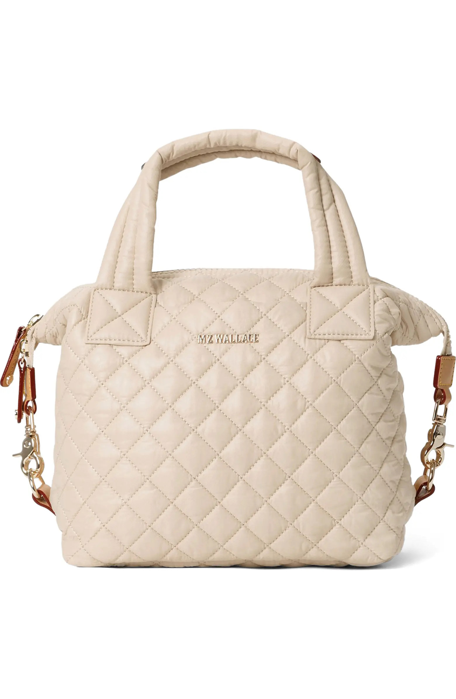 Small Sutton Deluxe Diamond Quilted Nylon Tote | Nordstrom