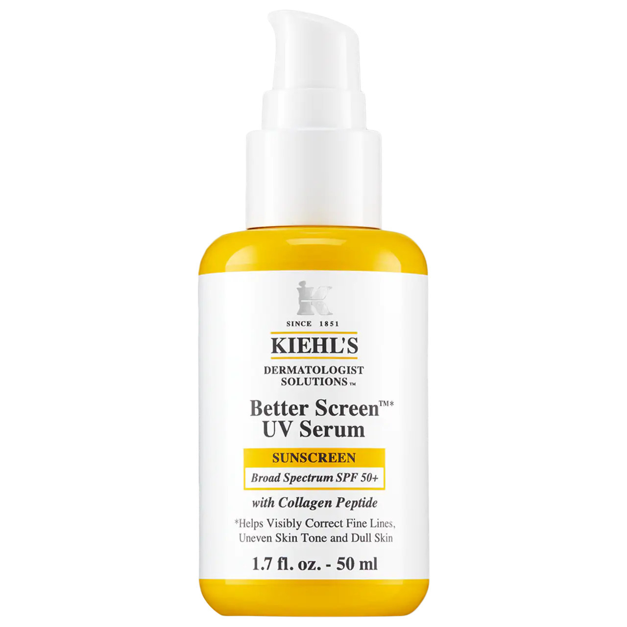 Kiehl's Since 1851 Écran solaire pour le visage FPS 50+ avec peptides de collagène de Better Screen 1.7 oz / 50 ml | Sephora (US)