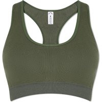 The Upside Women's Circular Knit Anna Bra in Green, Size Large | END. Clothing | End Clothing (US & RoW)