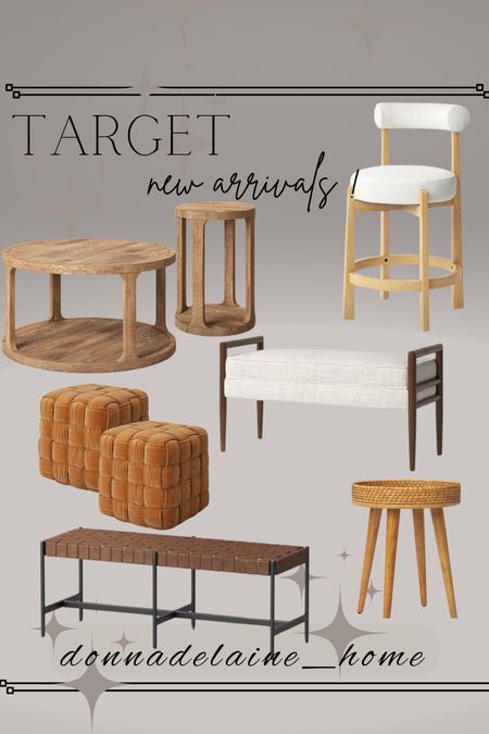 Threshold at Target! New furniture. Love these affordable pieces. The woven bench is gorgeous..and the tufted velvet ottoman, so luxe! 
Home furniture finds, budget friendly 

#LTKhome