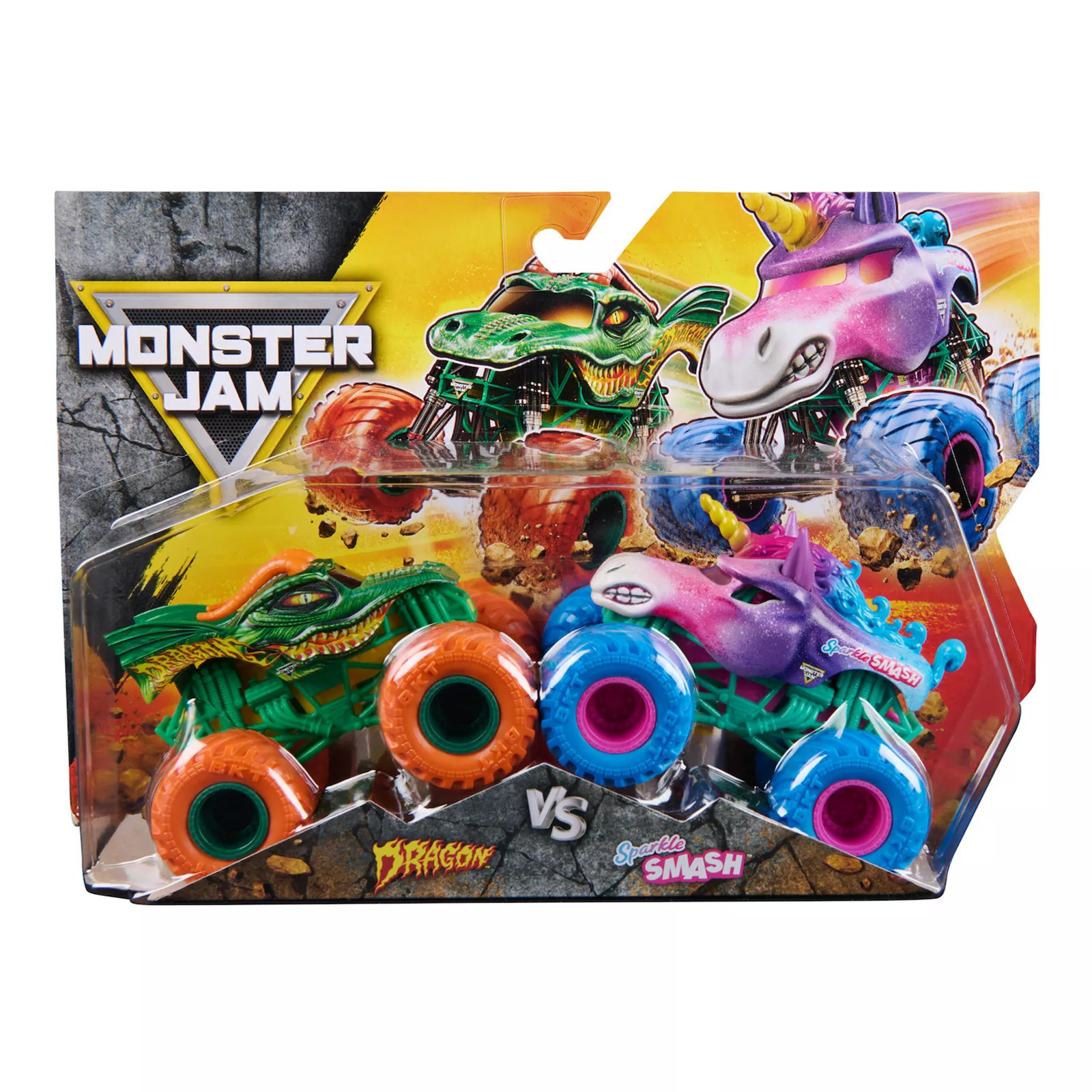 Monster Jam Dragon Vs. Sparkle Smash Die-Cast Monster Trucks 2-pc. Set, Smash M33 | Kohl's