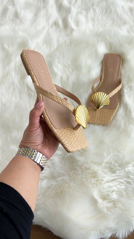 The perfect sandals for every vacation outfit are on sale 40% off right now making them under $50! Love these raffia shell sandals! So pretty and great for resort wear! Perfect with dresses, skirts, shorts or jeans! True to size. Grab them while they’re on sale! 

Sandals, spring sandals, spring shoes, spring footwear, summer sandals, summer shoes, summer footwear, shoe wishlist, versatile neutral sandals, raffia sandals, shell sandals, dressy sandals, vacation outfits, resort wear, neutral sandals, spring outfit, wedding guest sandals, beach wedding sandals, vacation sandals, beach vacation sandals, Katy Perry 

#LTKSaleAlert #LTKFindsUnder50 #LTKShoeCrush