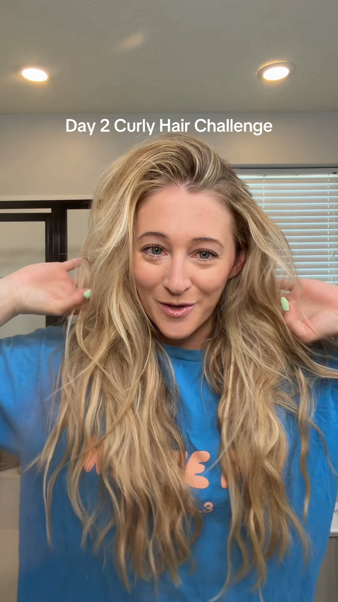Honestly, by the end of day two I was so sick of my hair getting tangled! Tomorrow I will try washing my hair and using a detangling leave in. #curlyhairroutine