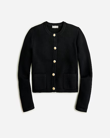 Emilie patch-pocket sweater lady jacket | J. Crew US