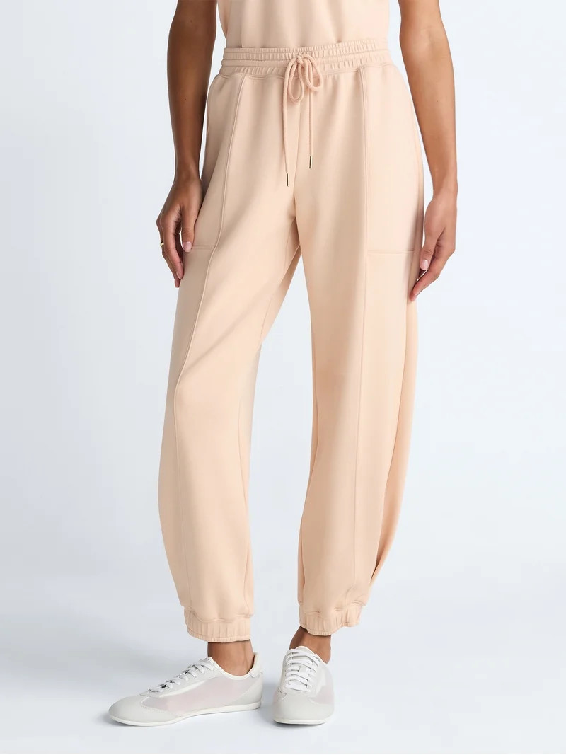 Scoop Women's and Women's Plus New Scubaknit Barrel Pants, Sizes XS-4X - Walmart.com | Walmart (US)