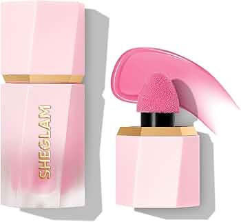 SHEGLAM Color Bloom Liquid Blush Makeup for Cheeks Matte Finish - Petal Talk | Amazon (US)