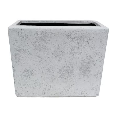 Origin 21  Extra Large (65+-Quart) 21-in W x 19.75-in H White Mixed/Composite Deck Box Planter | Lowe's
