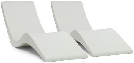 Aqua Outdoors Pool Chaise Lounge Chairs for Ledge & Shelf, Water-Weighted Pool Lounger for Depths... | Amazon (US)