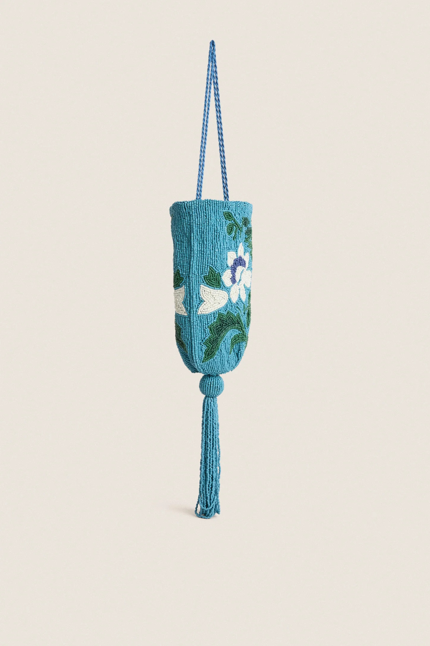 Cerulean Floral Beaded Bag | Tuckernuck (US)