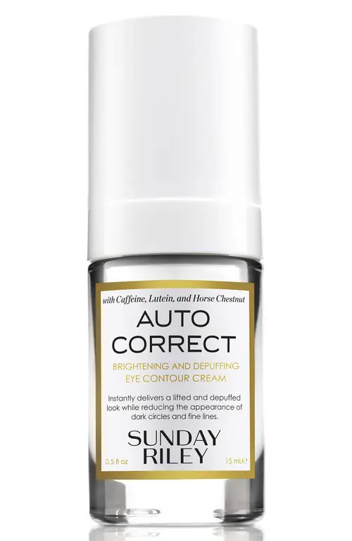 Sunday Riley Autocorrect Brightening and Depuffing Eye Contour Cream at Nordstrom | Nordstrom